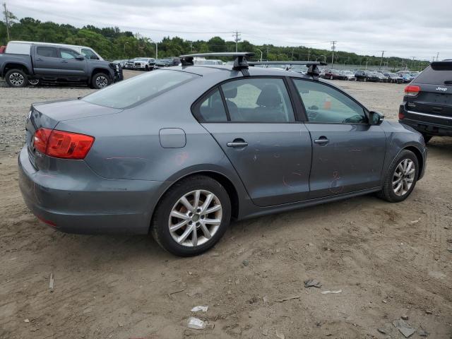 3VWDX7AJ9CM313558 - 2012 VOLKSWAGEN JETTA SE GRAY photo 3