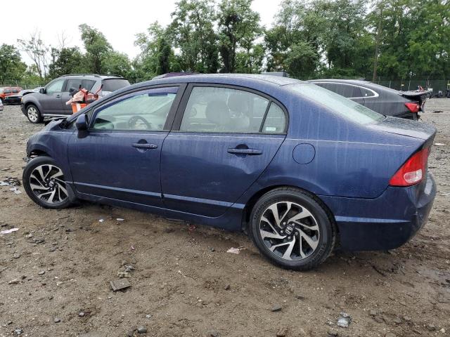 1HGFA16818L015967 - 2008 HONDA CIVIC EX BLUE photo 2
