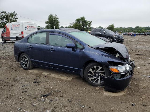 1HGFA16818L015967 - 2008 HONDA CIVIC EX BLUE photo 4