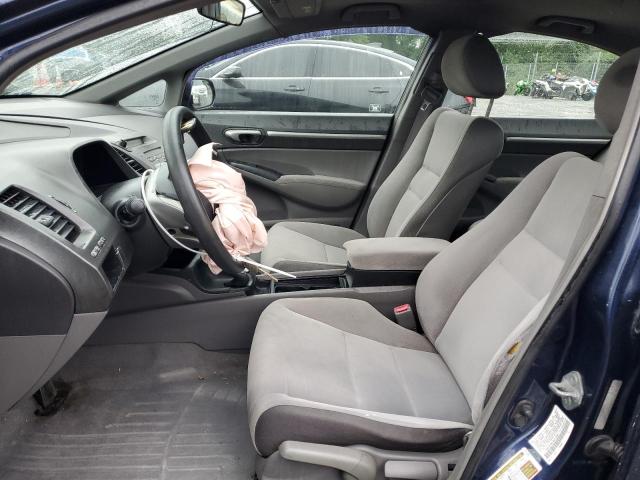 1HGFA16818L015967 - 2008 HONDA CIVIC EX BLUE photo 7
