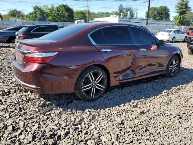 1HGCR2F50HA089044 - 2017 HONDA ACCORD SPORT მუქწითელი ფოტო 3