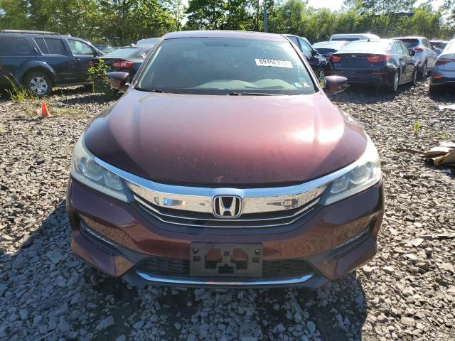 1HGCR2F50HA089044 - 2017 HONDA ACCORD SPORT მუქწითელი ფოტო 5
