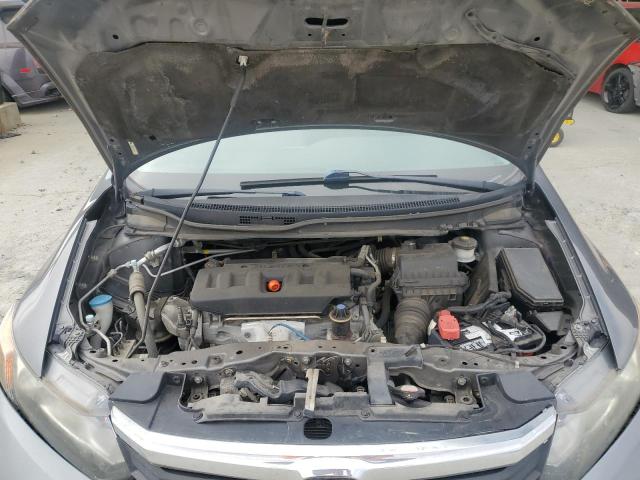 19XFB2F54CE381561 - 2012 HONDA CIVIC LX GRAY photo 11