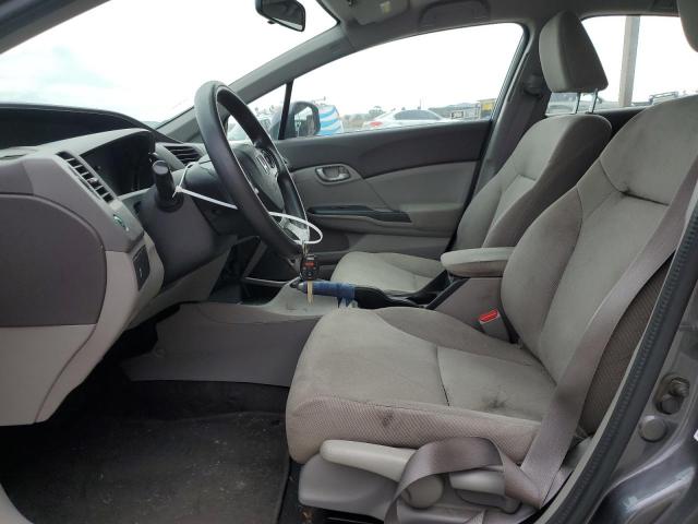 19XFB2F54CE381561 - 2012 HONDA CIVIC LX GRAY photo 7