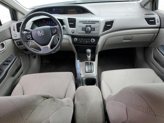19XFB2F54CE381561 - 2012 HONDA CIVIC LX GRAY photo 8