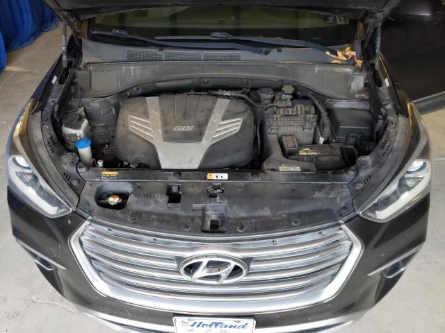 KM8SMDHF4HU167541 - 2017 HYUNDAI SANTA FE SE BROWN photo 12