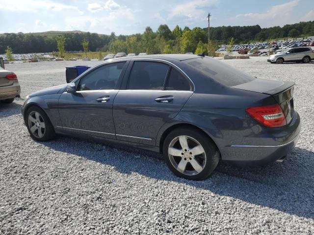 WDDGF4HB2DR294373 - 2013 MERCEDES-BENZ C 250 GRAY photo 2