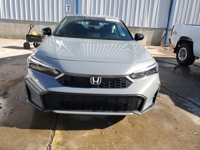 2HGFE4F80SH338773 - 2025 HONDA CIVIC SPORT GRAY photo 5