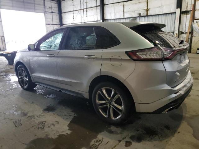 2FMTK4AP5FBB97213 - 2015 FORD EDGE SPORT SILVER photo 2