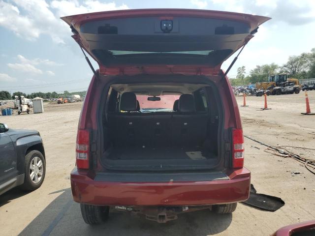 1C4PJMAK7CW185121 - 2012 JEEP LIBERTY SPORT RED photo 6