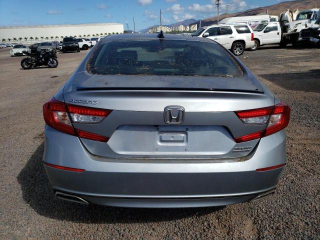 1HGCV1F46NA108771 - 2022 HONDA ACCORD SPORT SE SILVER photo 6