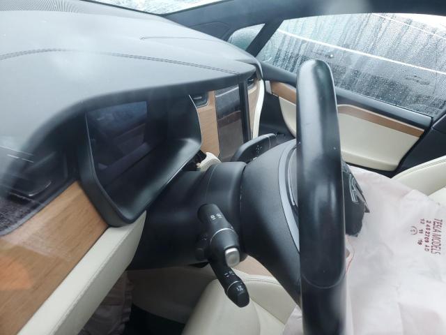 5YJXCAE47LF249196 - 2020 TESLA MODEL X შავი ფოტო 9