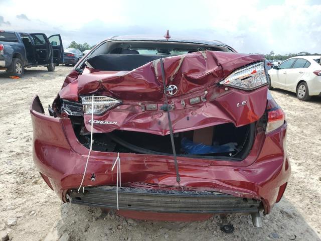 5YFB4MDE9PP006115 - 2023 TOYOTA COROLLA LE RED photo 6
