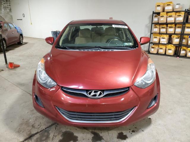 5NPDH4AE7DH373508 - 2013 HYUNDAI ELANTRA GLS RED photo 5