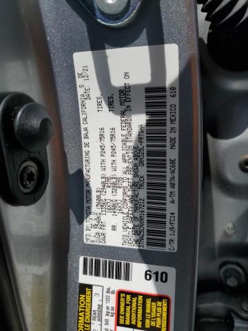 3TMAZ5CNXNM167212 - 2022 TOYOTA TACOMA DOUBLE CAB ვერცხლისფერი ფოტო 12