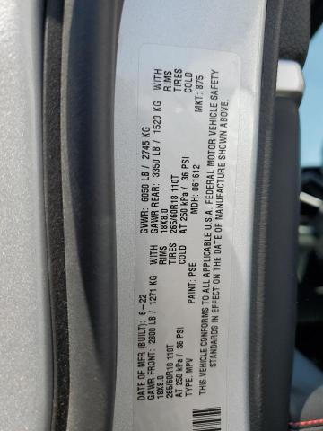 1C4RJHCG9N8574391 - 2022 JEEP GRAND CHER TRAILHAWK 银色 照片 13