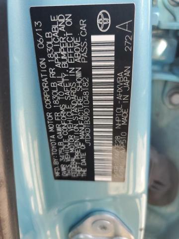 JTDKDTB39D1048182 - 2013 TOYOTA PRIUS C 蓝色 照片 12