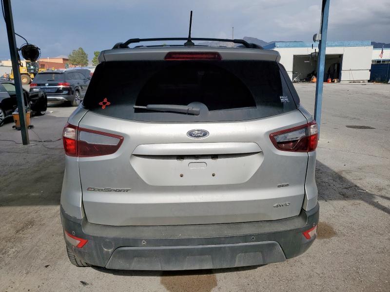 MAJ6P1CL4JC244760 - 2018 FORD ECOSPORT SES Plata foto 6