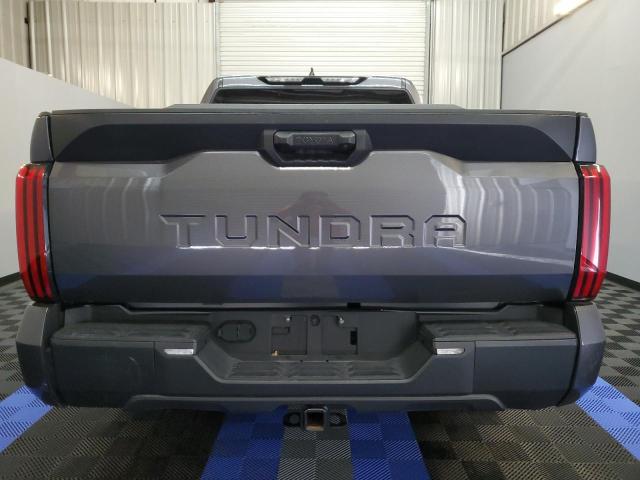 5TFLA5ABXNX002893 - 2022 TOYOTA TUNDRA CREWMAX SR GRAY photo 6