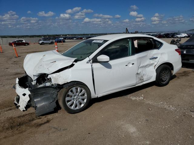 3N1AB7AP6JY328973 - 2018 NISSAN SENTRA S WHITE photo 1