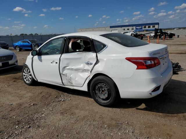 3N1AB7AP6JY328973 - 2018 NISSAN SENTRA S WHITE photo 2