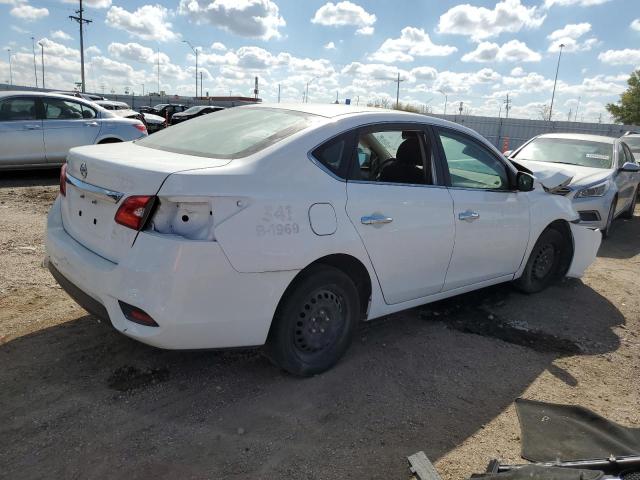 3N1AB7AP6JY328973 - 2018 NISSAN SENTRA S WHITE photo 3