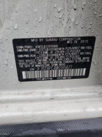 JF2GTAPC1MH385427 - 2021 SUBARU CROSSTREK PREMIUM თეთრი ფოტო 13
