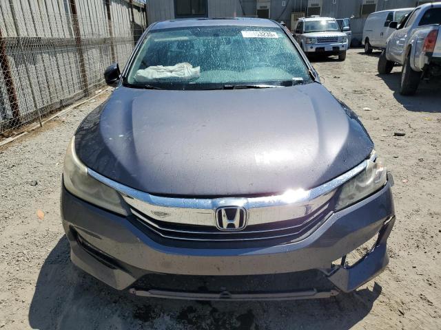 1HGCR2F70GA234843 - 2016 HONDA ACCORD EX GRAY photo 5