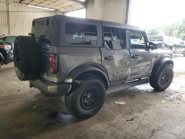 1FMEE5DP8NLB25714 - 2022 FORD BRONCO BASE GRAY photo 3