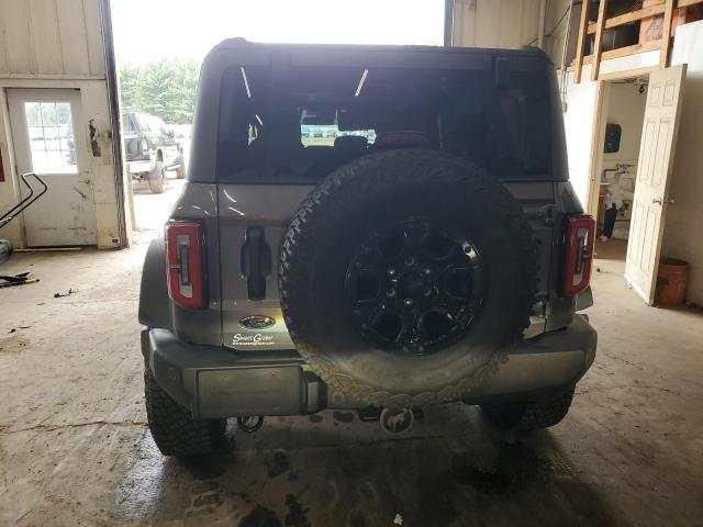 1FMEE5DP8NLB25714 - 2022 FORD BRONCO BASE GRAY photo 6