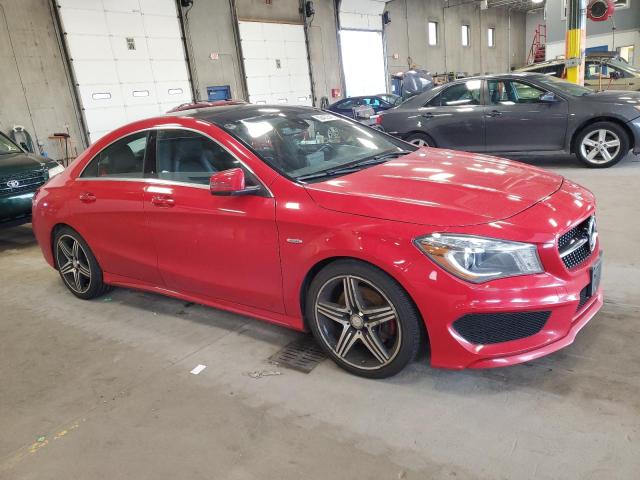WDDSJ4GB4FN286392 - 2015 MERCEDES-BENZ CLA 250 4MATIC RED photo 4