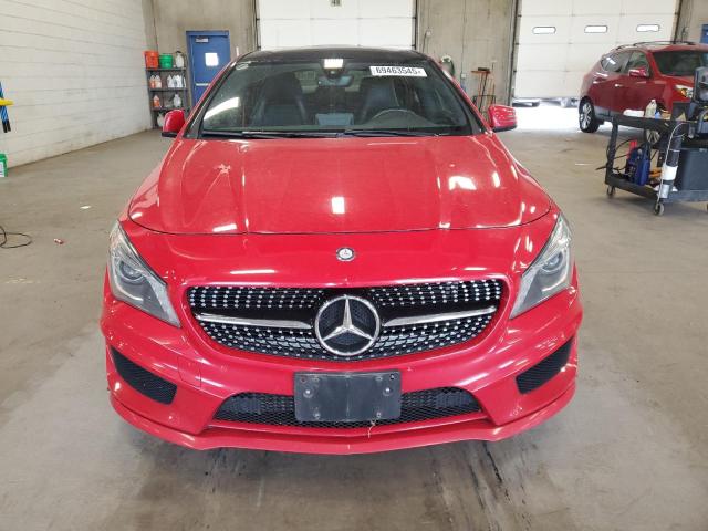 WDDSJ4GB4FN286392 - 2015 MERCEDES-BENZ CLA 250 4MATIC RED photo 5