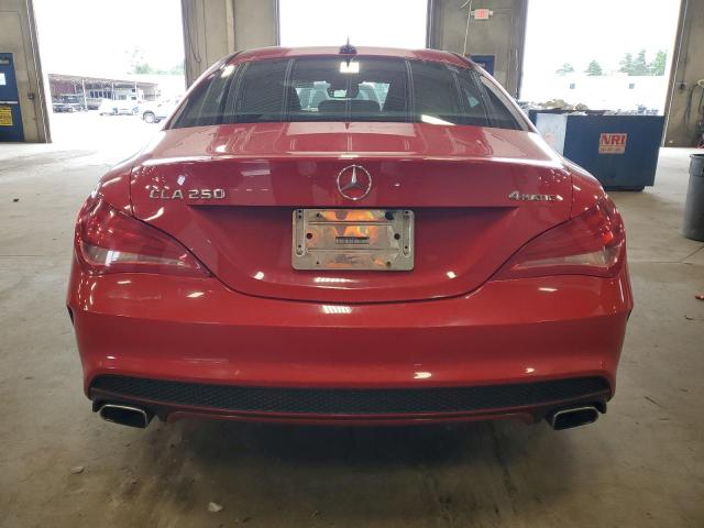 WDDSJ4GB4FN286392 - 2015 MERCEDES-BENZ CLA 250 4MATIC RED photo 6