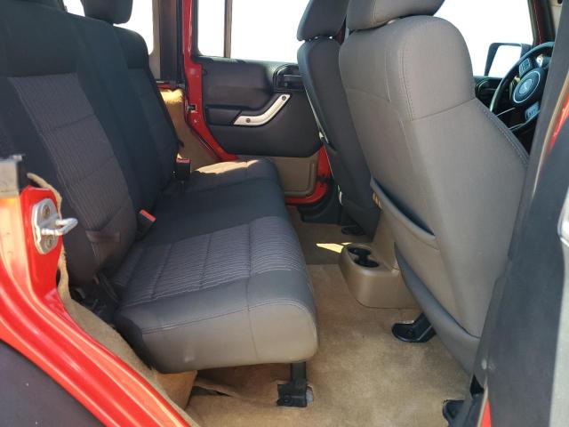 1J4BA5H13BL570019 - 2011 JEEP WRANGLER U SAHARA წითელი ფოტო 10