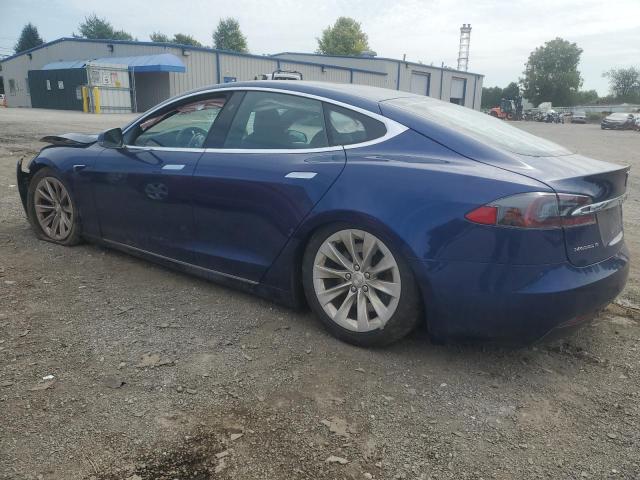 5YJSA1E18HF231092 - 2017 TESLA MODEL S BLUE photo 2