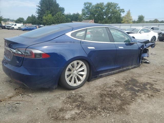 5YJSA1E18HF231092 - 2017 TESLA MODEL S 蓝色 照片 3