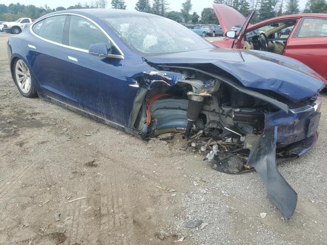 5YJSA1E18HF231092 - 2017 TESLA MODEL S 蓝色 照片 4