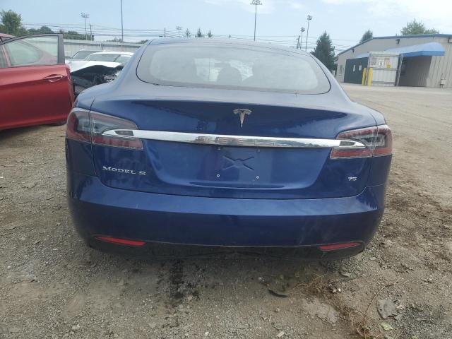5YJSA1E18HF231092 - 2017 TESLA MODEL S 蓝色 照片 6
