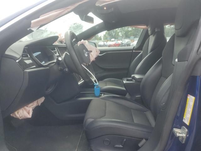 5YJSA1E18HF231092 - 2017 TESLA MODEL S 蓝色 照片 7