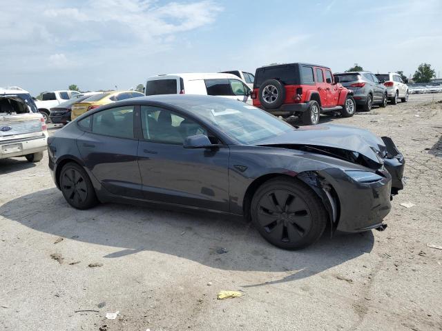 5YJ3E1EA0SF983739 - 2025 TESLA MODEL 3 GRAY photo 4