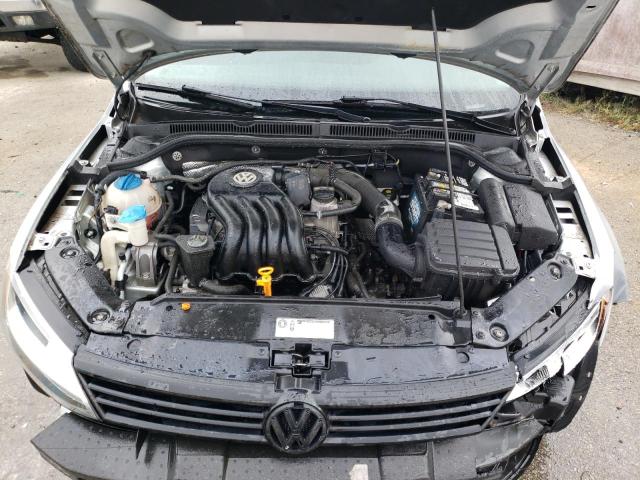 3VW2K7AJ2CM400367 - 2012 VOLKSWAGEN JETTA BASE SILVER photo 11