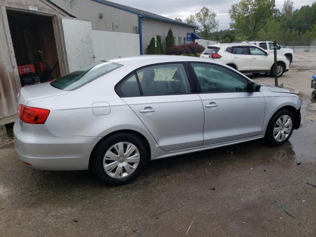 3VW2K7AJ2CM400367 - 2012 VOLKSWAGEN JETTA BASE SILVER photo 3