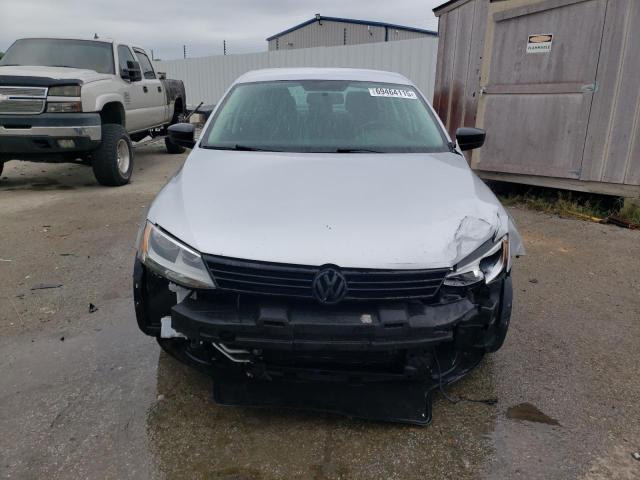3VW2K7AJ2CM400367 - 2012 VOLKSWAGEN JETTA BASE SILVER photo 5