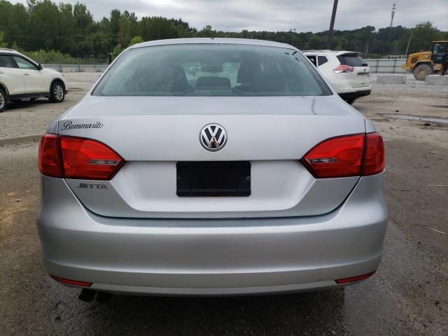 3VW2K7AJ2CM400367 - 2012 VOLKSWAGEN JETTA BASE SILVER photo 6