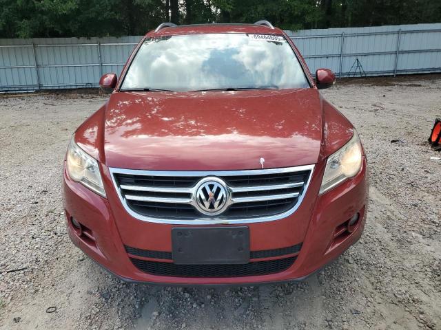 WVGAV7AXXAW001967 - 2010 VOLKSWAGEN TIGUAN S BURGUNDY photo 5