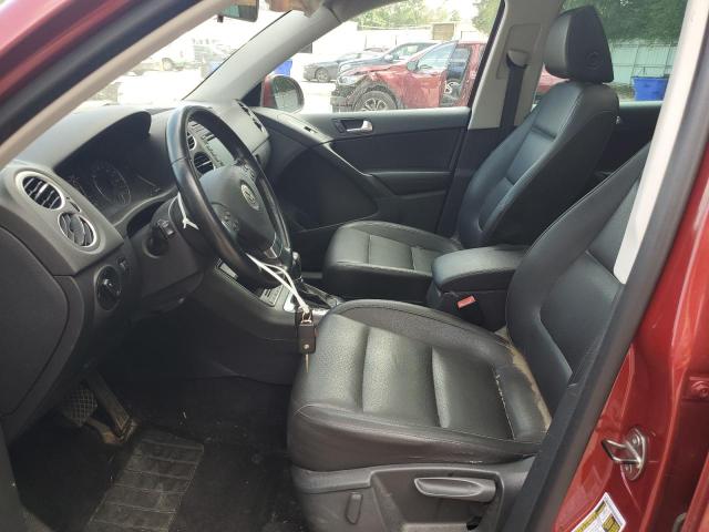 WVGAV7AXXAW001967 - 2010 VOLKSWAGEN TIGUAN S BURGUNDY photo 7