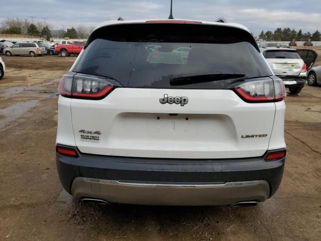 1C4PJMDX9KD254215 - 2019 JEEP CHEROKEE LIMITED WHITE photo 6