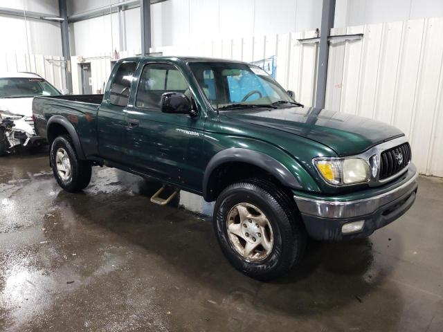 5TESM92N41Z793301 - 2001 TOYOTA TACOMA XTRACAB PRERUNNER GREEN photo 4