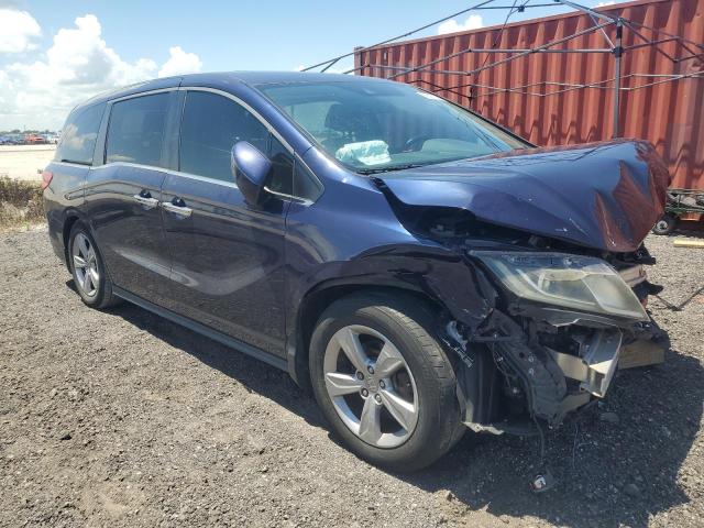5FNRL6H76JB099817 - 2018 HONDA ODYSSEY EXL BLUE photo 4