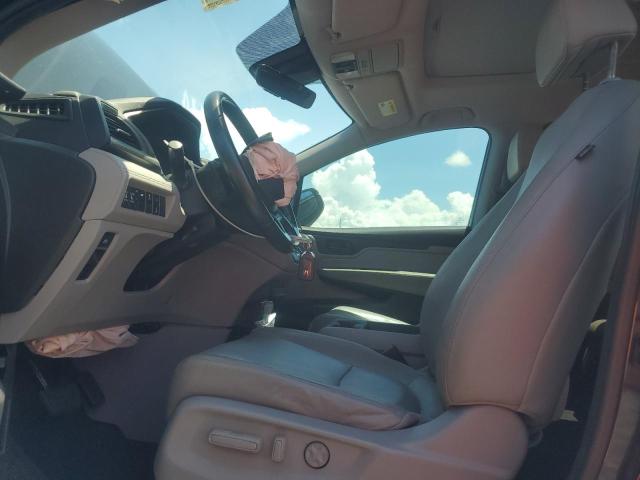 5FNRL6H76JB099817 - 2018 HONDA ODYSSEY EXL BLUE photo 7